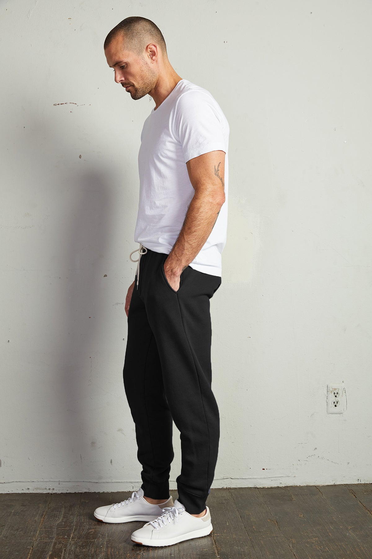 LEWIS BRUSHED FLEECE JOGGER - Velvet Staging 2.0-26916216602820