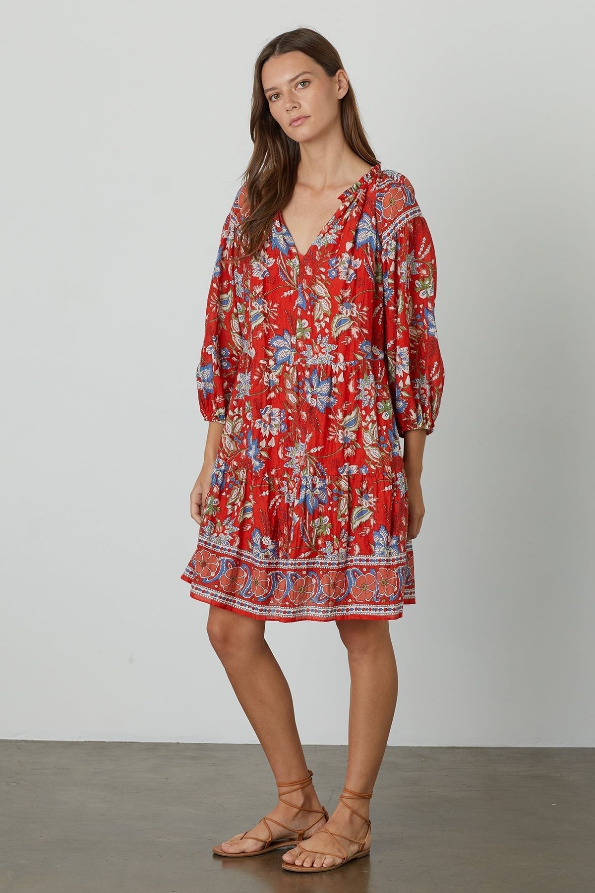 LILAH PRINTED TIERED DRESS - Velvet Staging 2.0