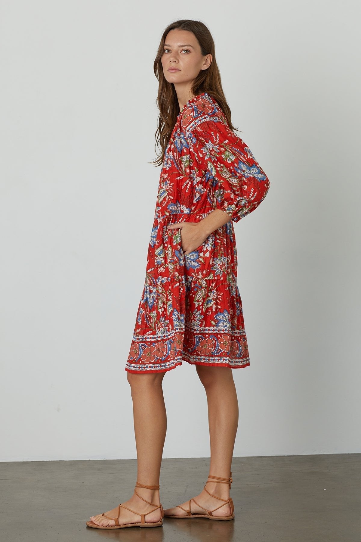 LILAH PRINTED TIERED DRESS - Velvet Staging 2.0