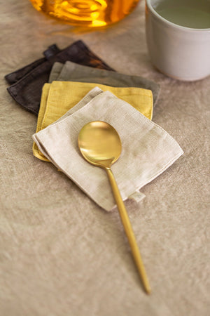 LINEN COASTERS (SET OF 4) - Velvet Staging 2.0