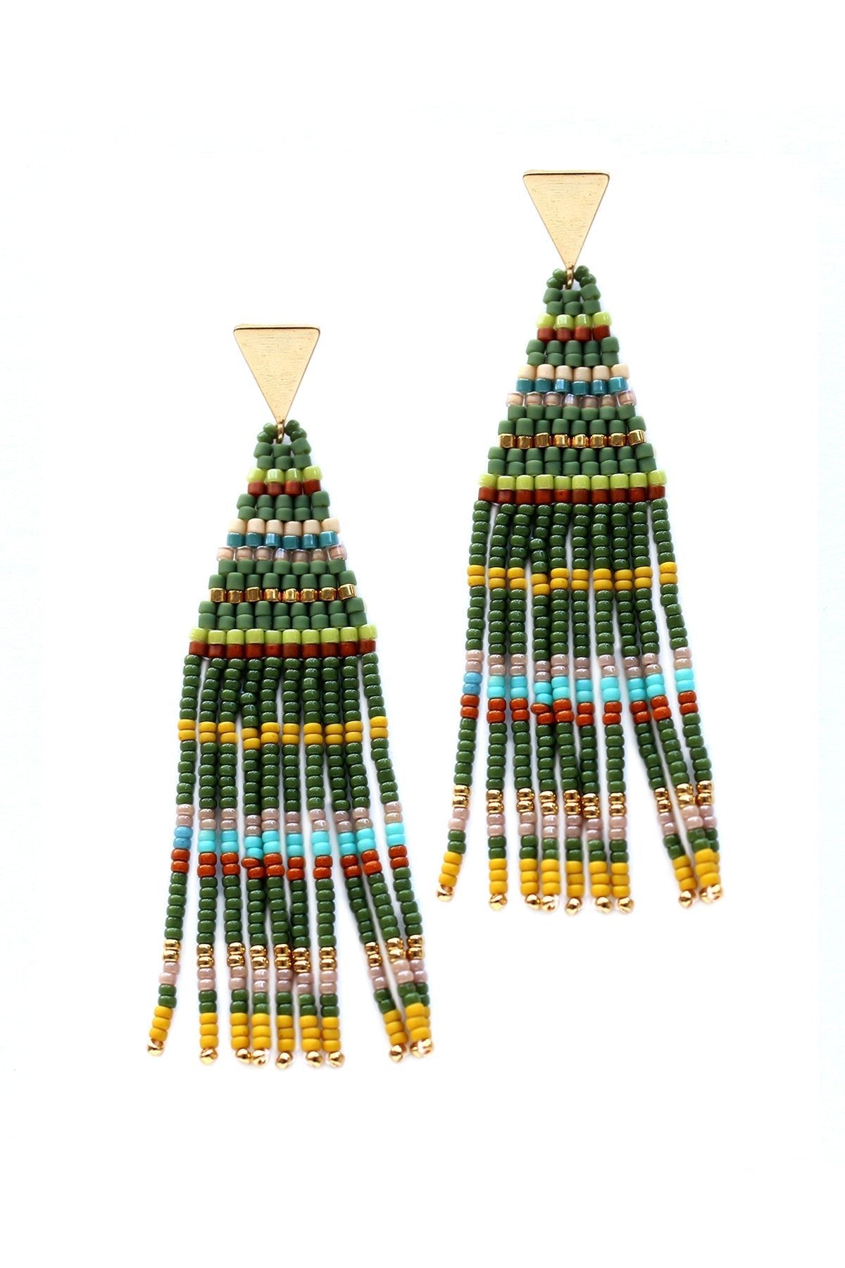 LIYA BEADED FRINGE EARRINGS BY BLUMA PROJECT - Velvet Staging 2.0-26916221419716