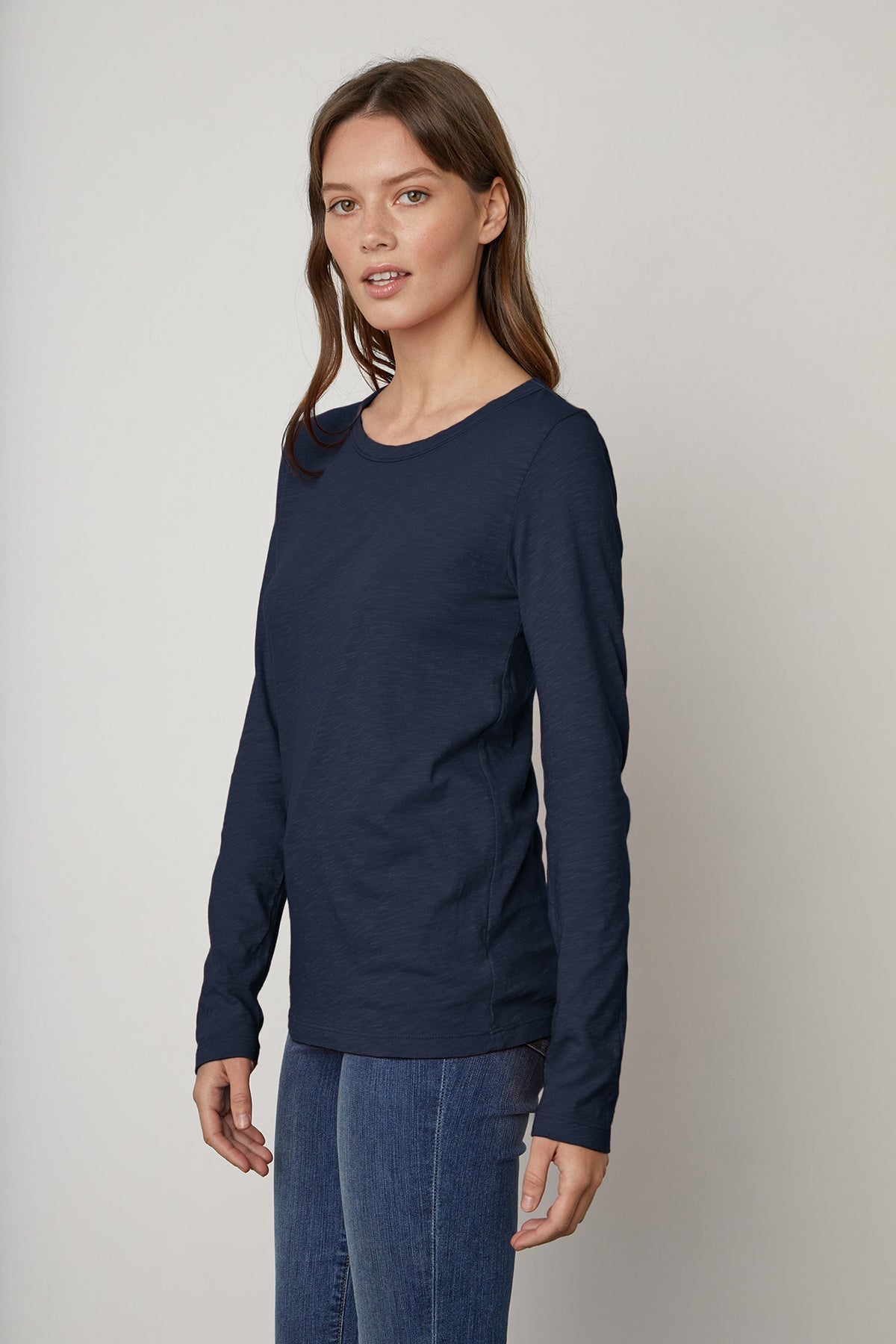   LIZZIE ORIGINAL SLUB LONG SLEEVE TEE - Velvet Staging 2.0 