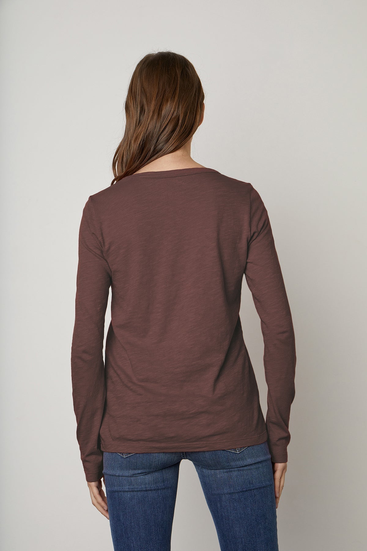 LIZZIE ORIGINAL SLUB LONG SLEEVE TEE - Velvet Staging 2.0