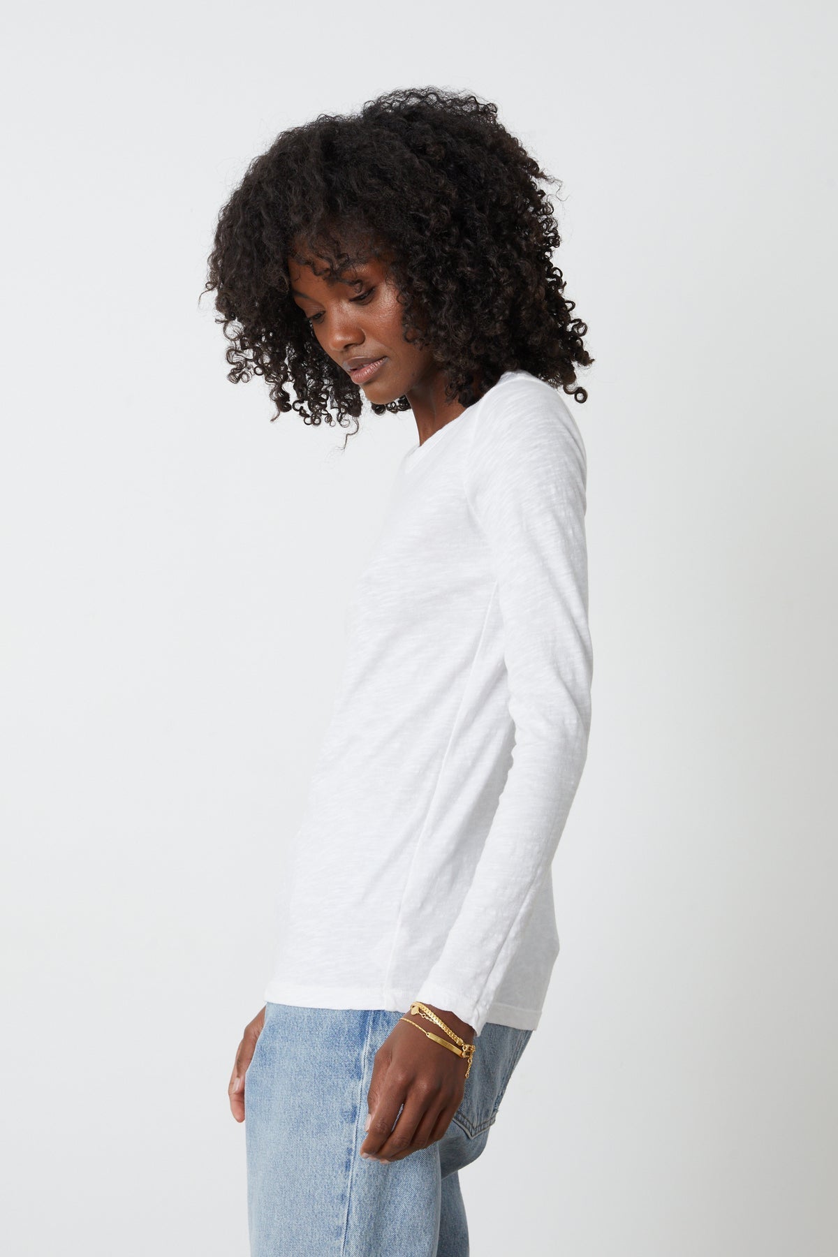   LIZZIE ORIGINAL SLUB LONG SLEEVE TEE - Velvet Staging 2.0 