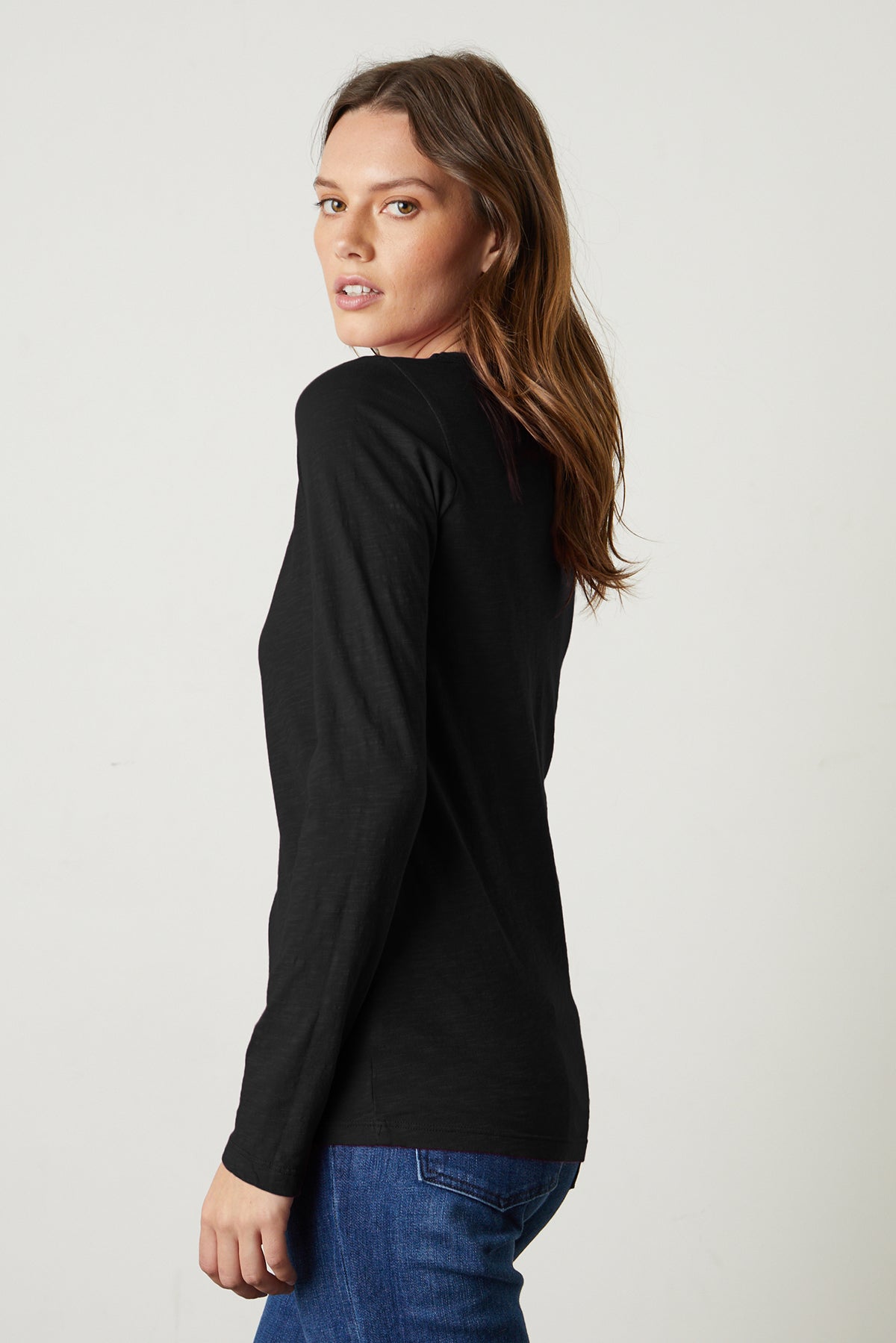   LIZZIE ORIGINAL SLUB LONG SLEEVE TEE - Velvet Staging 2.0 