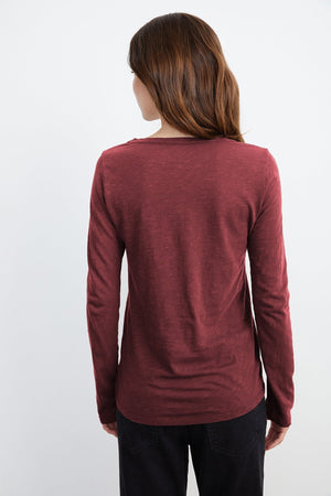 LIZZIE ORIGINAL SLUB LONG SLEEVE TEE - Velvet Staging 2.0