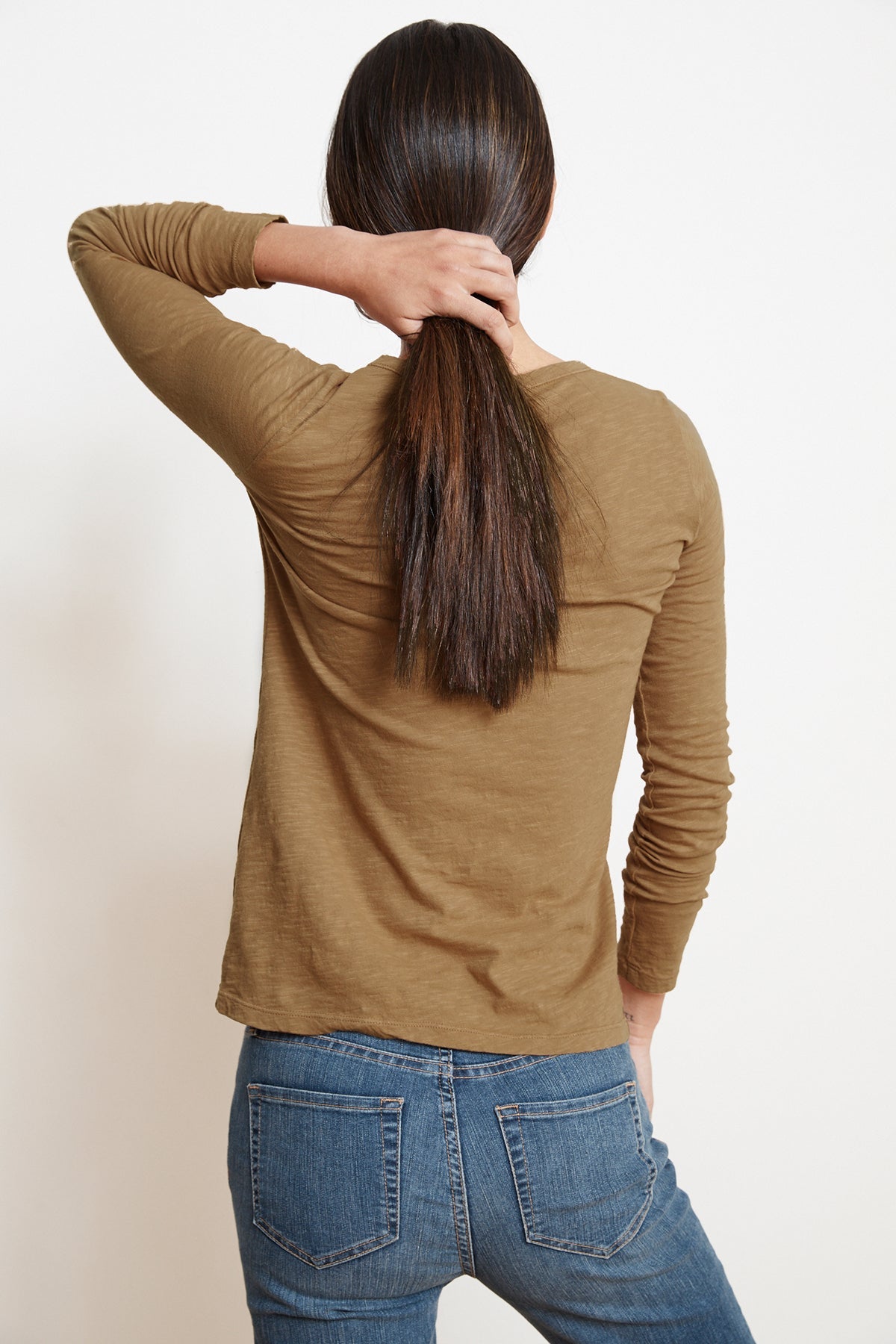 LIZZIE ORIGINAL SLUB LONG SLEEVE TEE - Velvet Staging 2.0-26916223713476