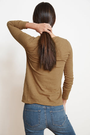 LIZZIE ORIGINAL SLUB LONG SLEEVE TEE - Velvet Staging 2.0