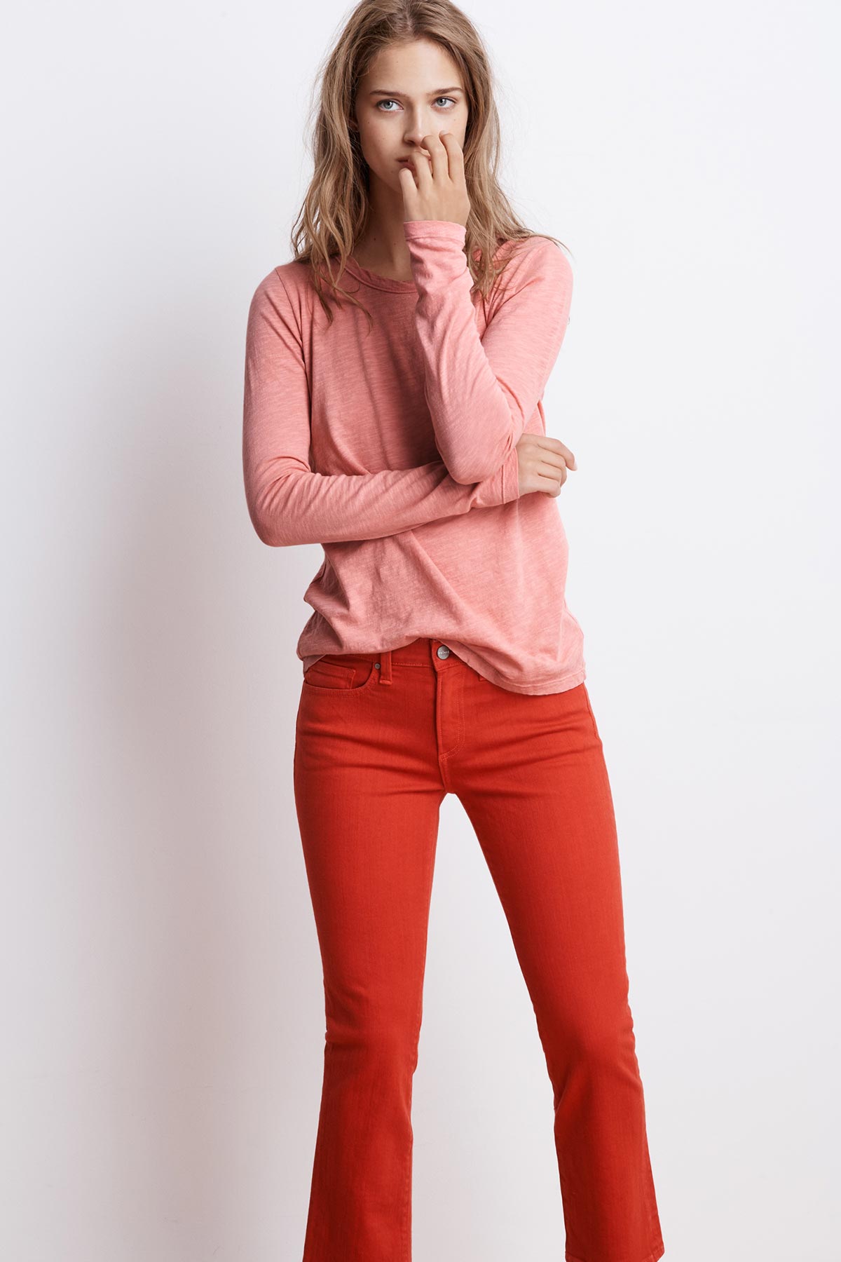 LIZZIE ORIGINAL SLUB LONG SLEEVE TEE - Velvet Staging 2.0