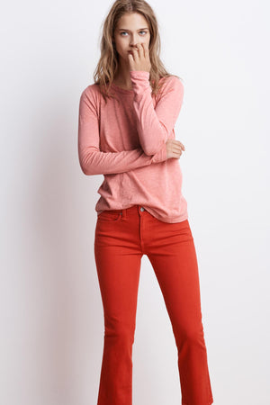 LIZZIE ORIGINAL SLUB LONG SLEEVE TEE - Velvet Staging 2.0