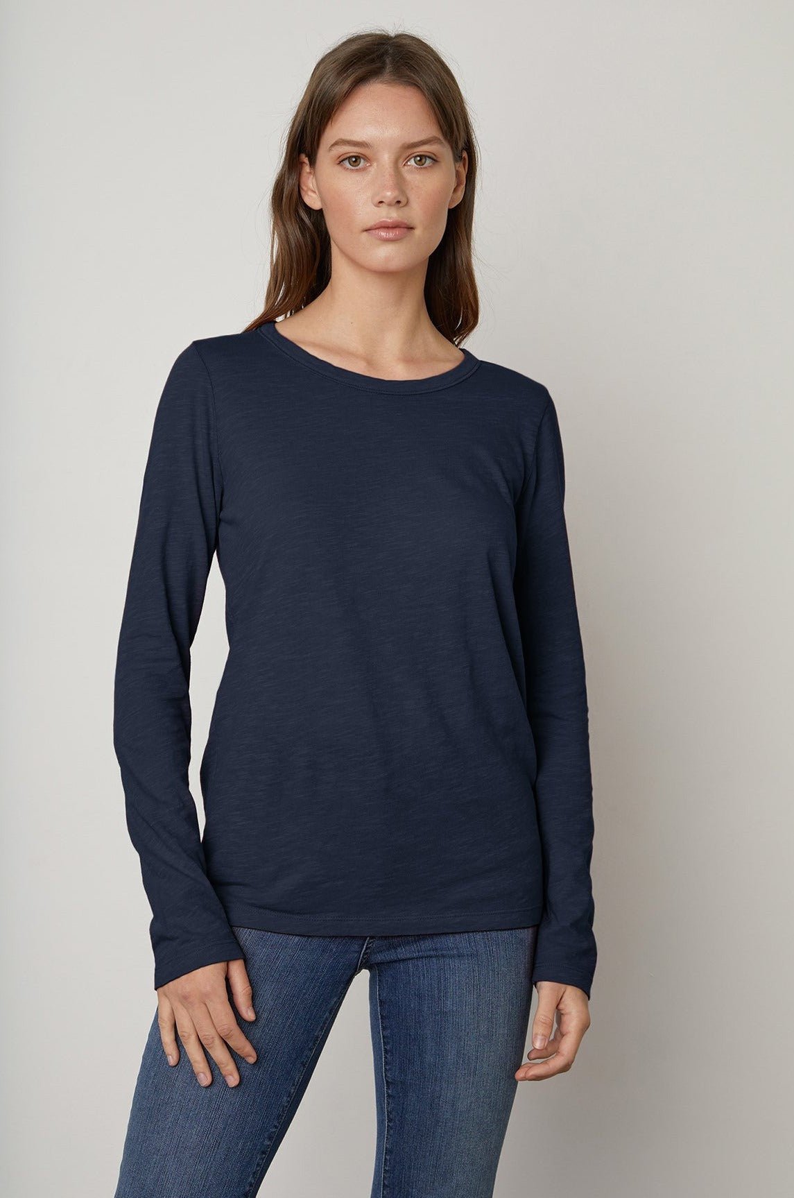   LIZZIE ORIGINAL SLUB LONG SLEEVE TEE - Velvet Staging 2.0 