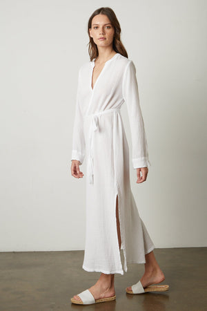 LORRAINE COTTON GAUZE CAFTAN DRESS - Velvet Staging 2.0