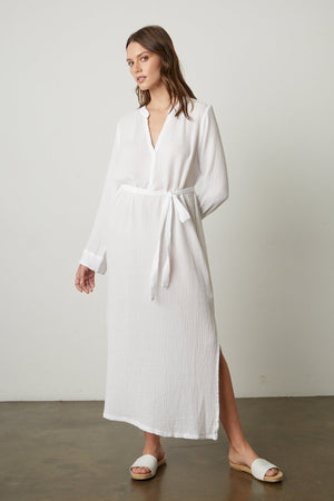 LORRAINE COTTON GAUZE CAFTAN DRESS - Velvet Staging 2.0