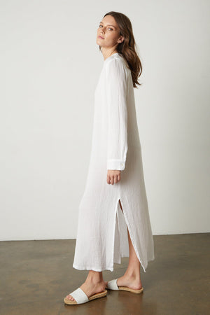 LORRAINE COTTON GAUZE CAFTAN DRESS - Velvet Staging 2.0