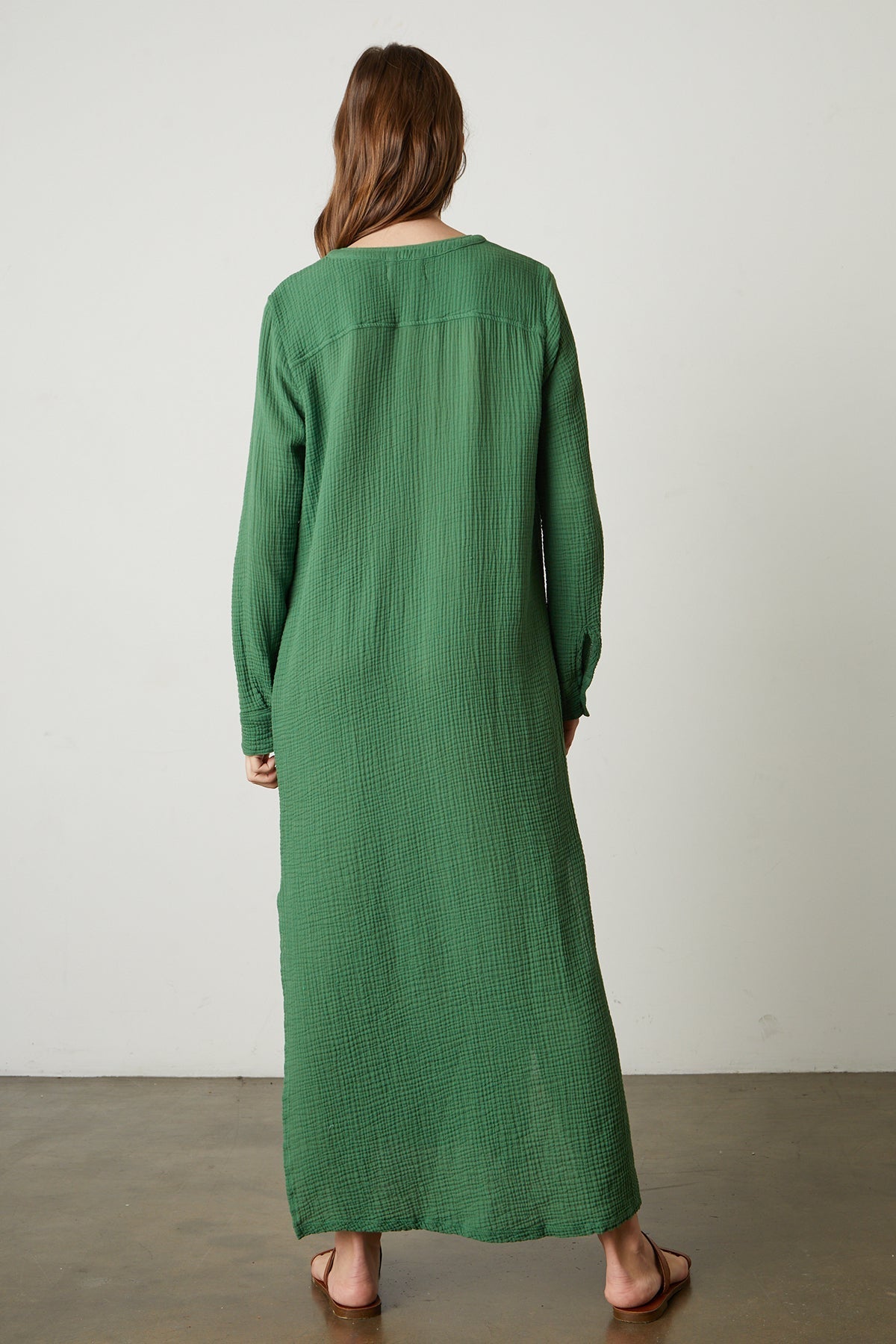 LORRAINE COTTON GAUZE CAFTAN DRESS - Velvet Staging 2.0-26916232265924