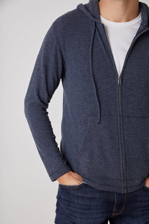 LOUDON ZIP HOODIE - Velvet Staging 2.0
