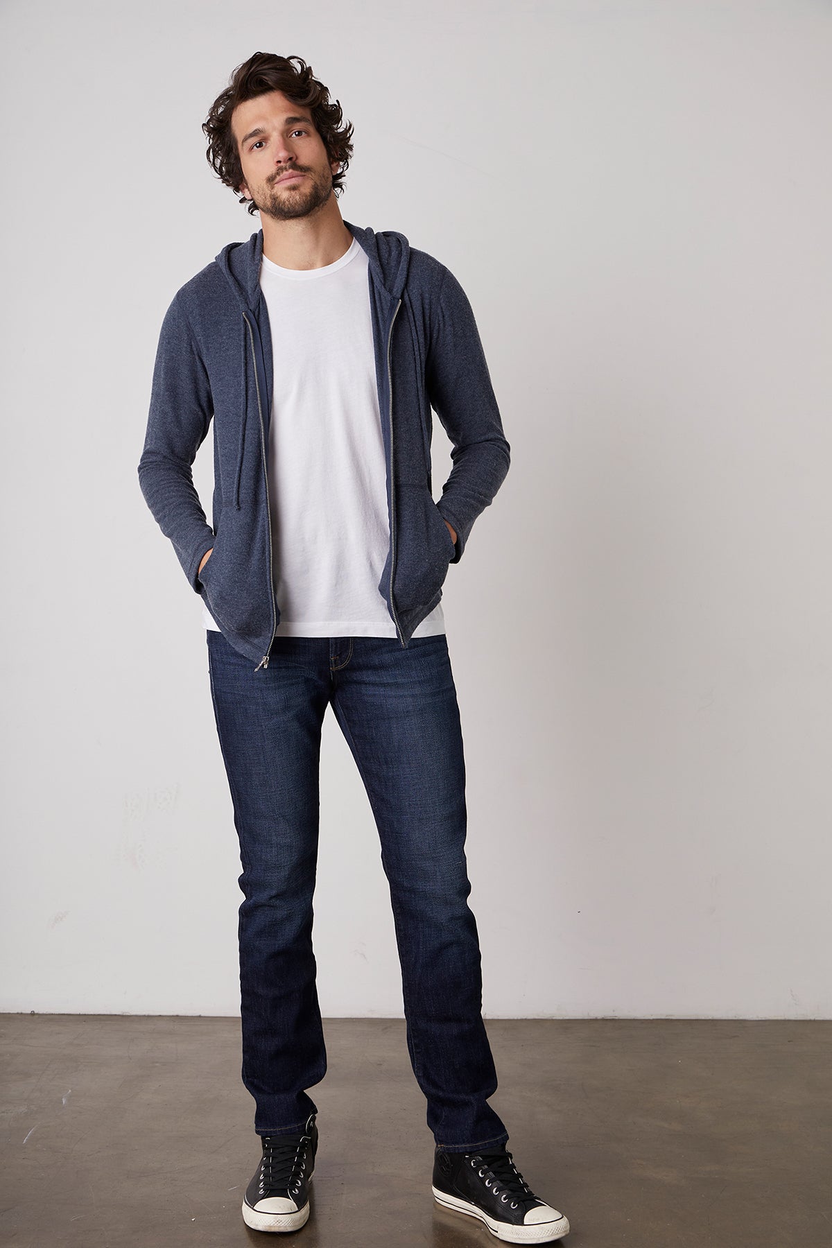 LOUDON ZIP HOODIE - Velvet Staging 2.0