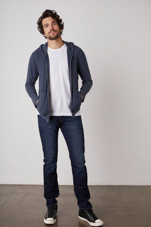 LOUDON ZIP HOODIE - Velvet Staging 2.0