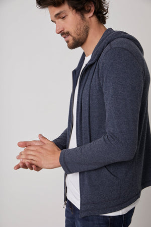 LOUDON ZIP HOODIE - Velvet Staging 2.0