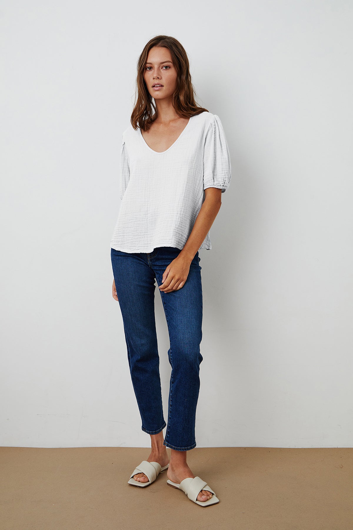 LOUISA PUFF SLEEVE TOP - Velvet Staging 2.0-26916230463684