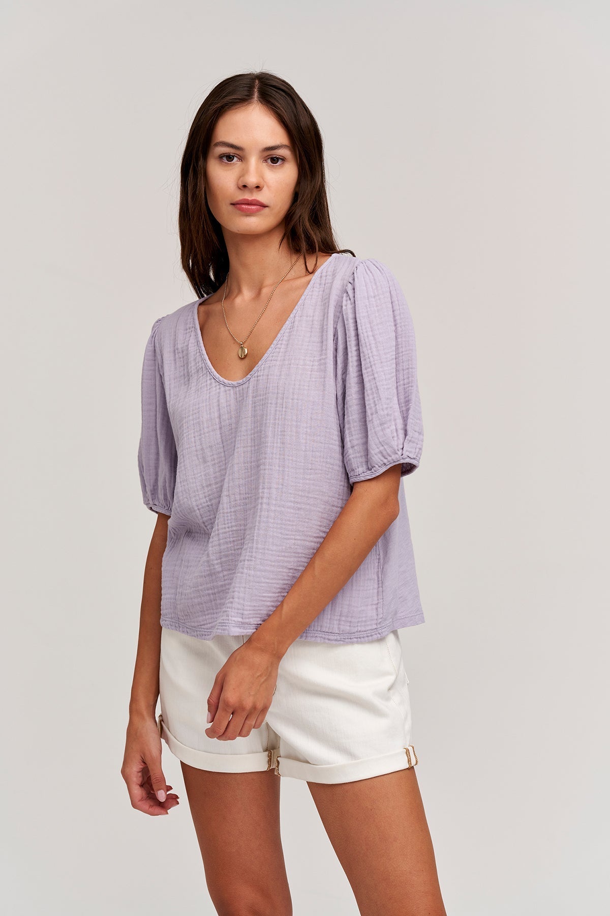 LOUISA PUFF SLEEVE TOP - Velvet Staging 2.0-26916230660292