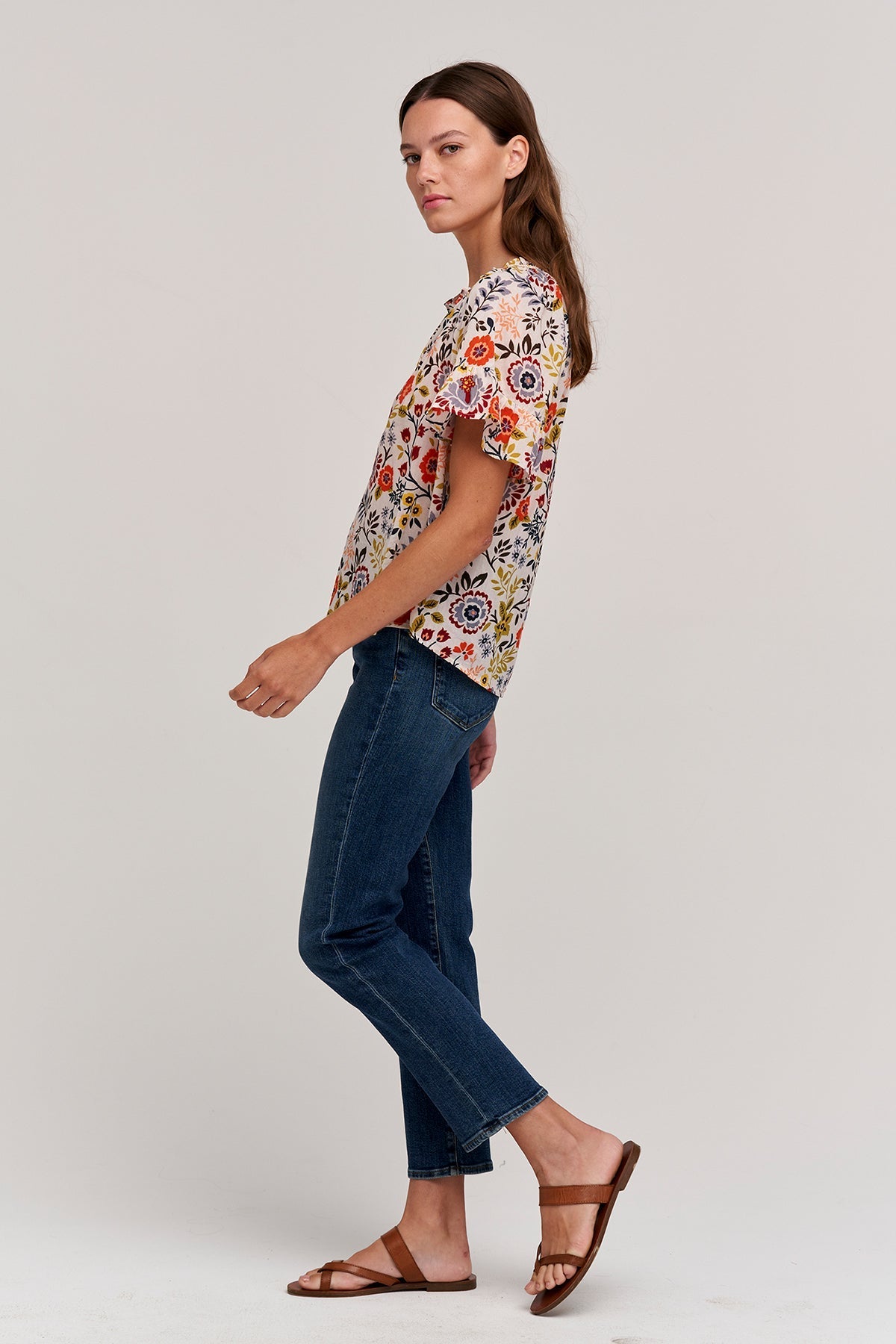 LUCY PRINTED TOP - Velvet Staging 2.0-26916234920132