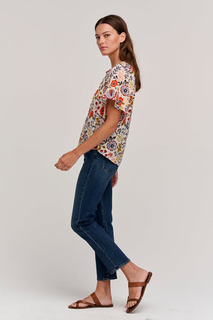 LUCY PRINTED TOP - Velvet Staging 2.0