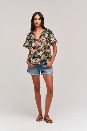 LUCY PRINTED TOP - Velvet Staging 2.0