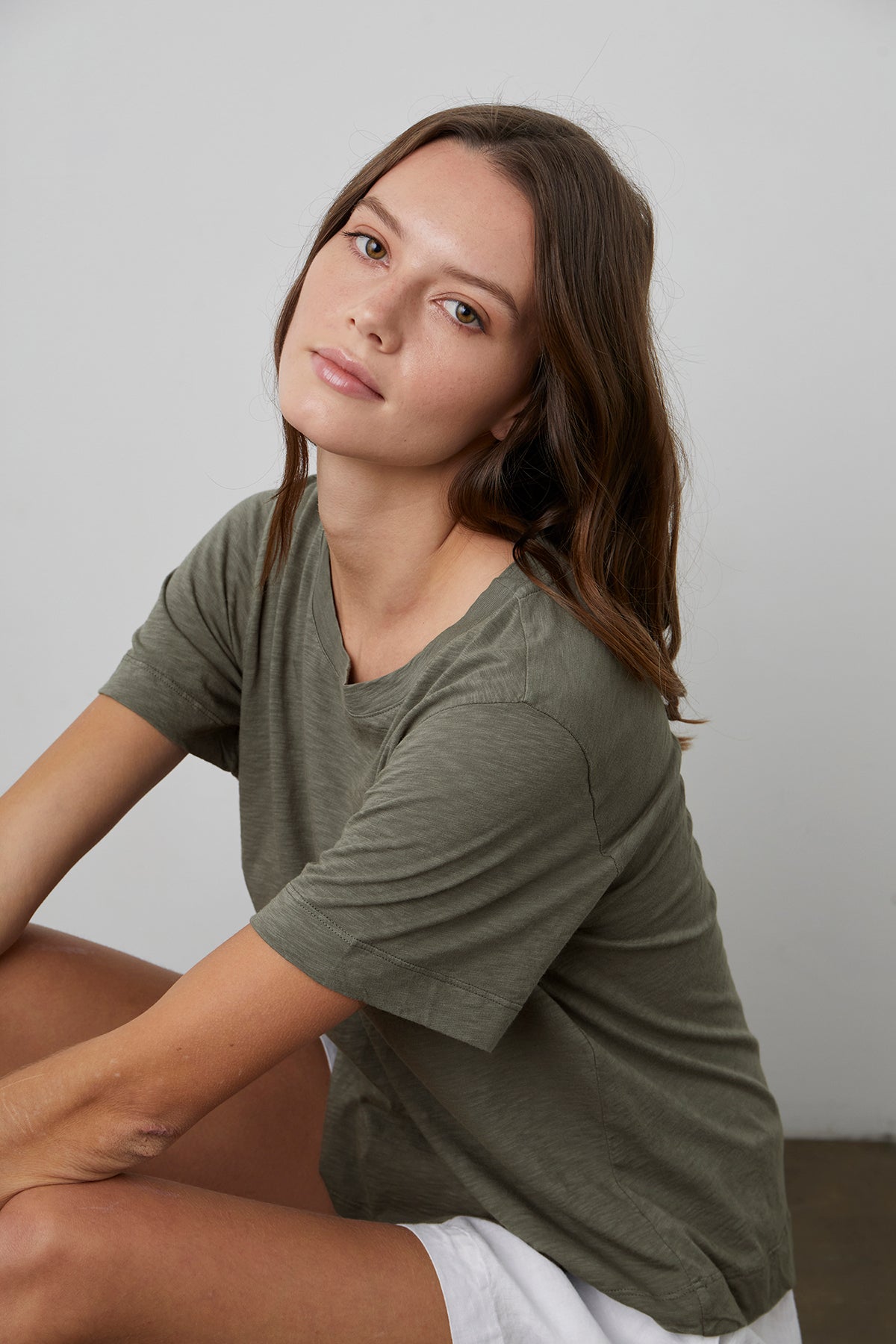 LULA COTTON SLUB SWING TEE - Velvet Staging 2.0