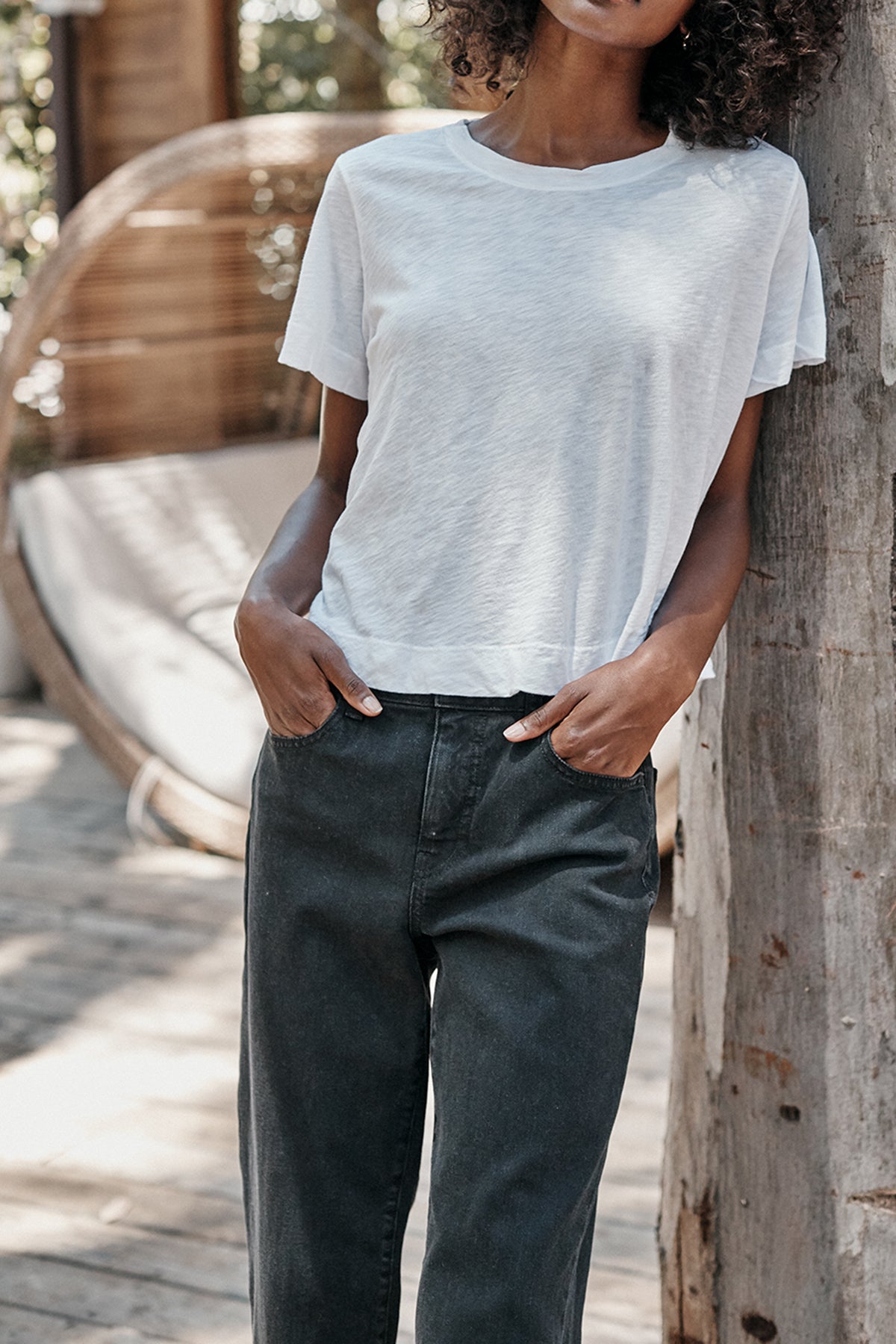 LULA COTTON SLUB SWING TEE - Velvet Staging 2.0-26916240457924
