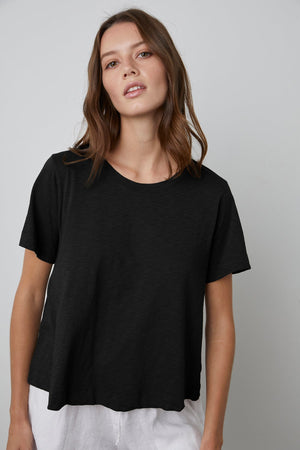 LULA COTTON SLUB SWING TEE - Velvet Staging 2.0