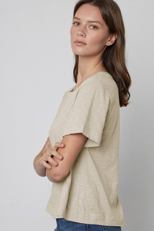LULA COTTON SLUB SWING TEE - Velvet Staging 2.0