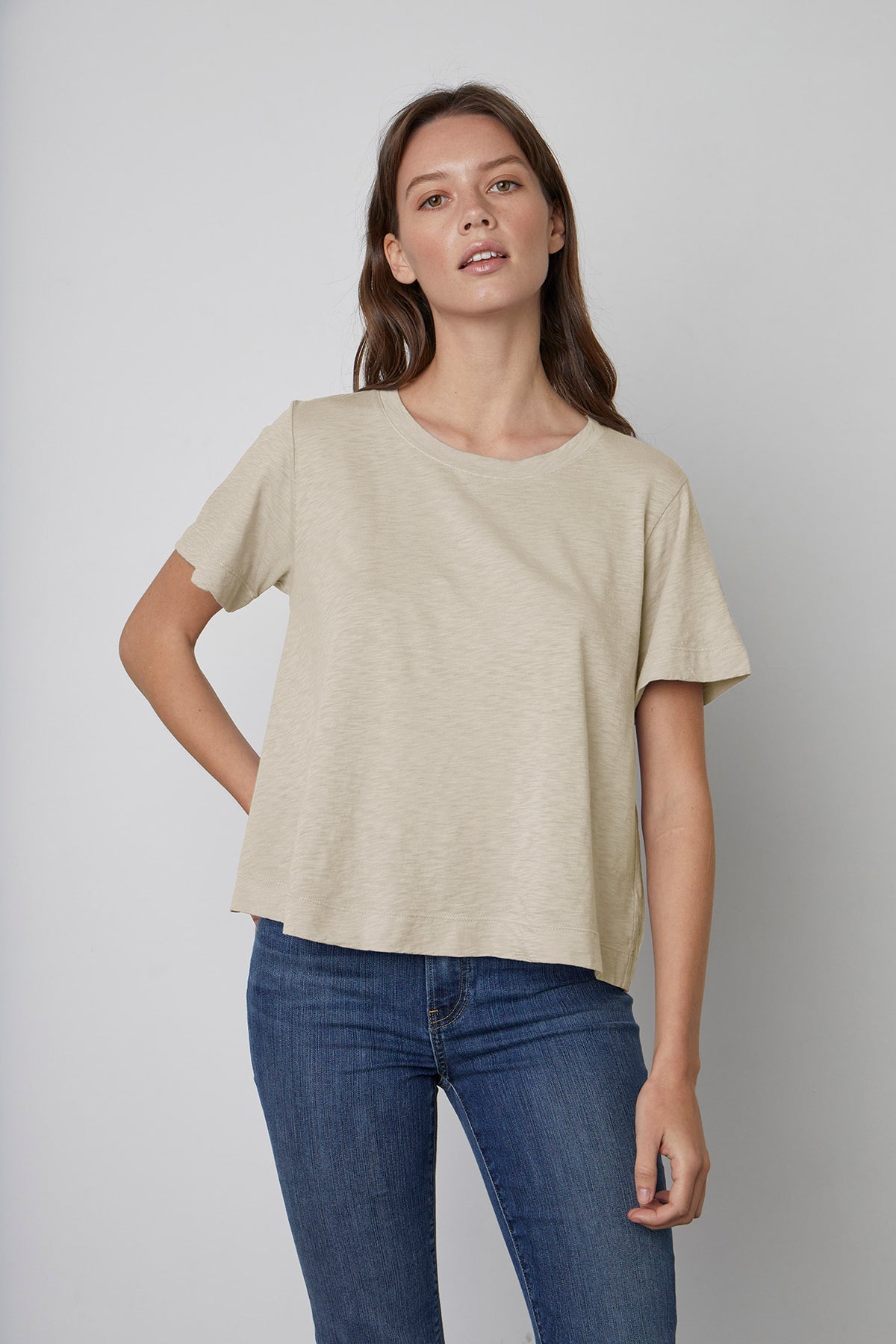 LULA COTTON SLUB SWING TEE - Velvet Staging 2.0