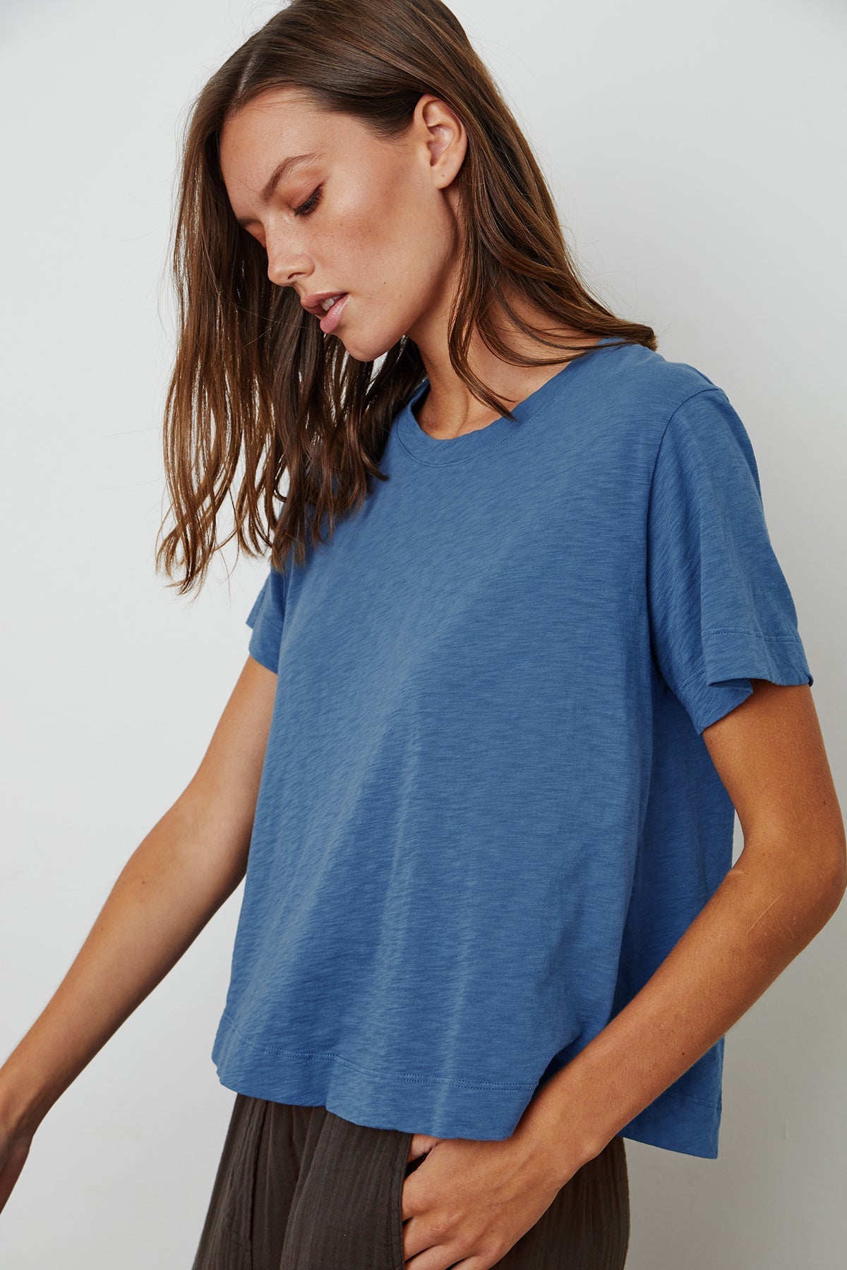 LULA COTTON SLUB SWING TEE - Velvet Staging 2.0-26916239999172