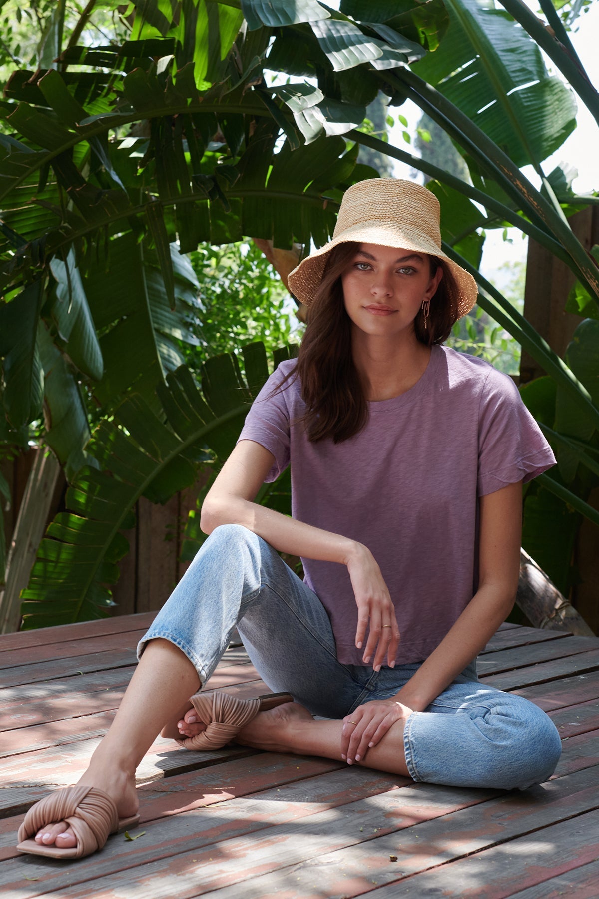 LULA COTTON SLUB SWING TEE - Velvet Staging 2.0