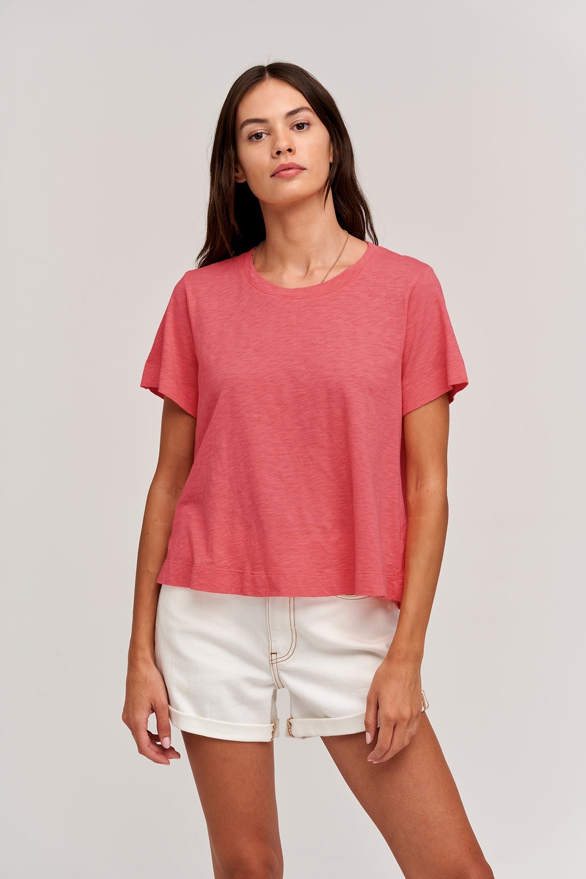 LULA COTTON SLUB SWING TEE - Velvet Staging 2.0-26916239638724