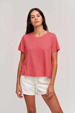 LULA COTTON SLUB SWING TEE - Velvet Staging 2.0