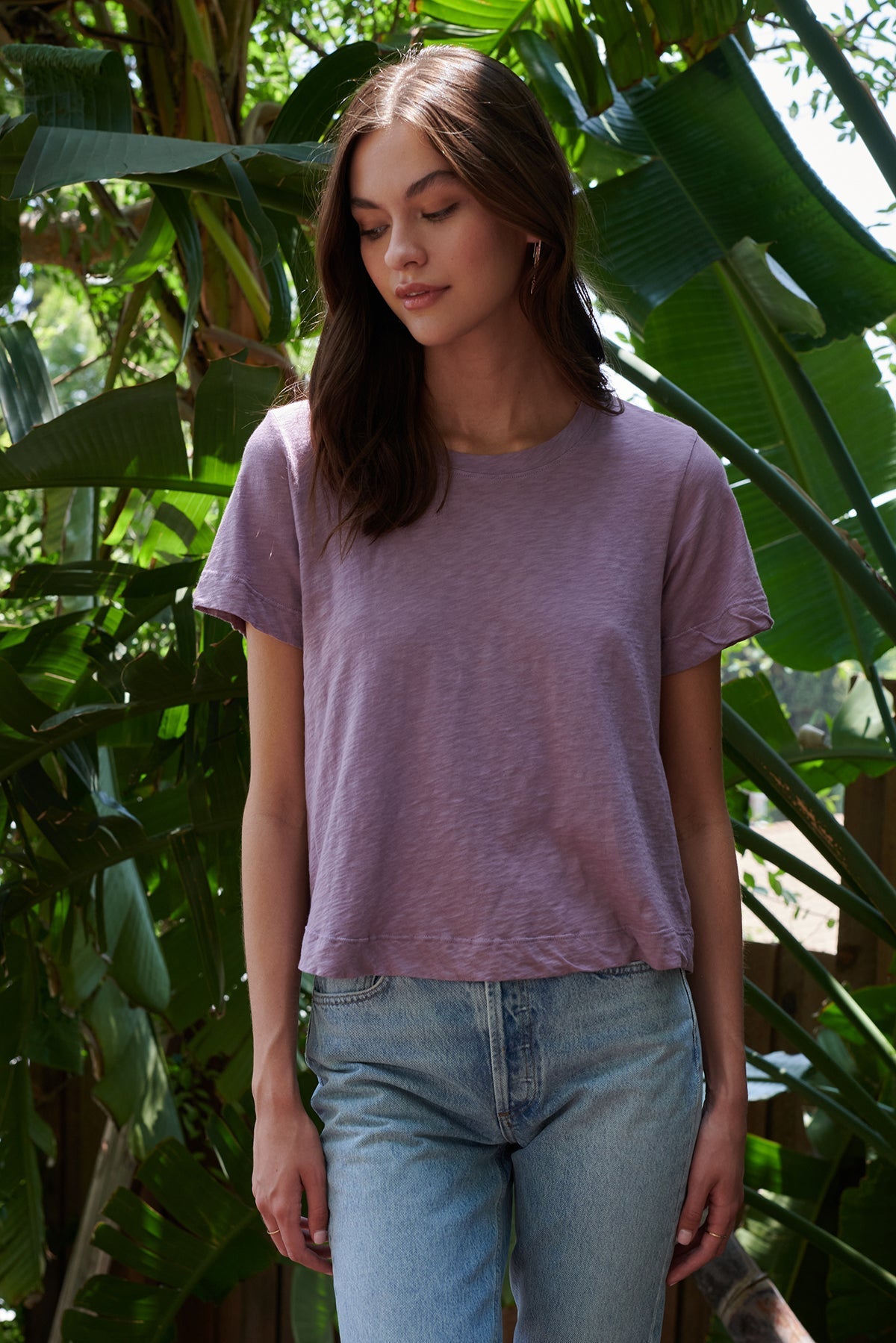 LULA COTTON SLUB SWING TEE - Velvet Staging 2.0-26916239802564