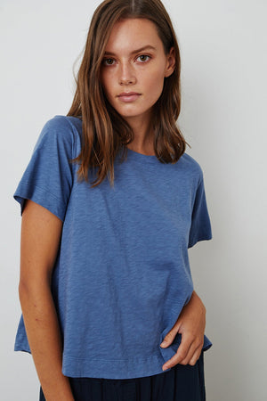 LULA COTTON SLUB SWING TEE - Velvet Staging 2.0