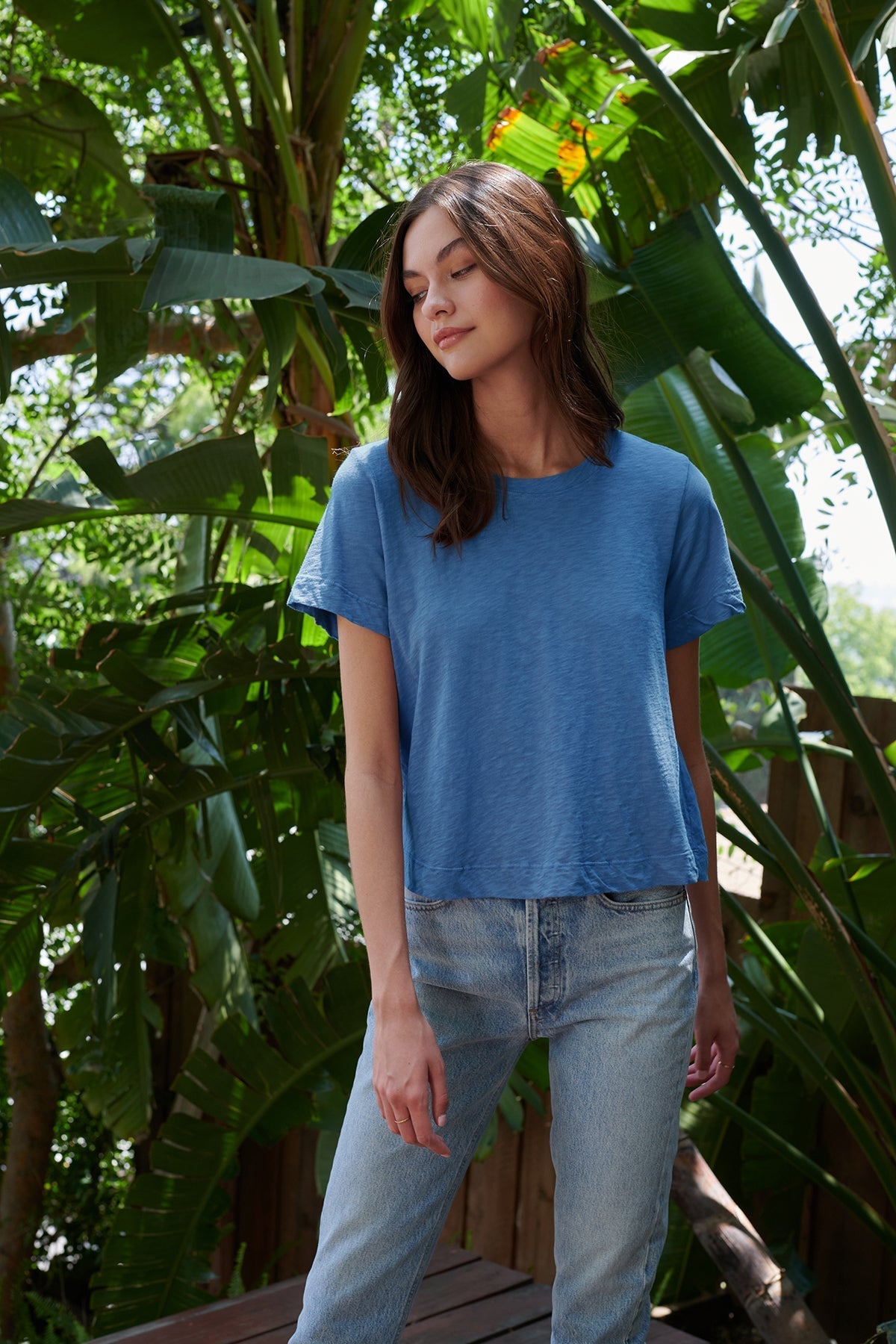 LULA COTTON SLUB SWING TEE - Velvet Staging 2.0