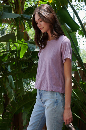 LULA COTTON SLUB SWING TEE - Velvet Staging 2.0