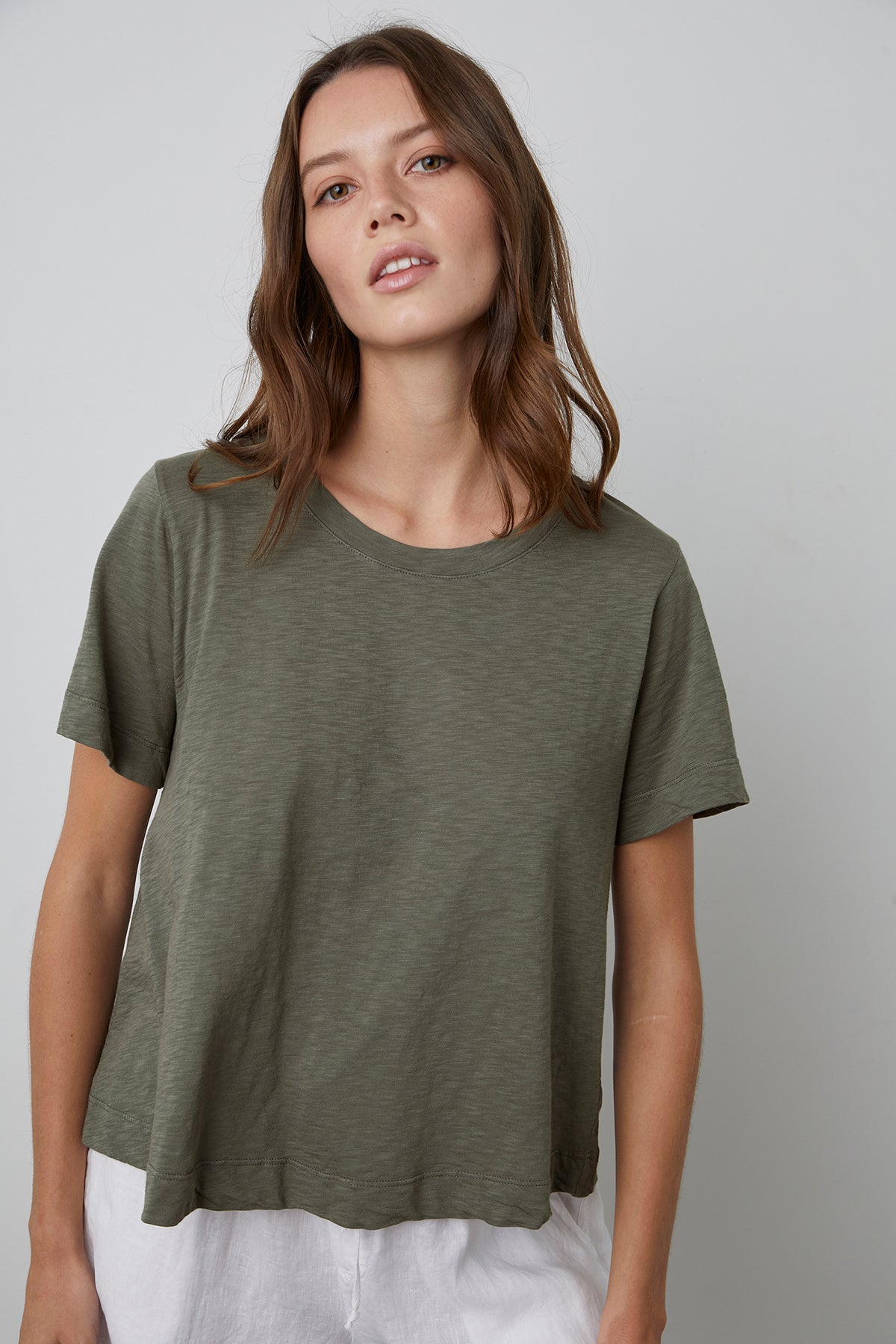 LULA COTTON SLUB SWING TEE - Velvet Staging 2.0-26916240490692