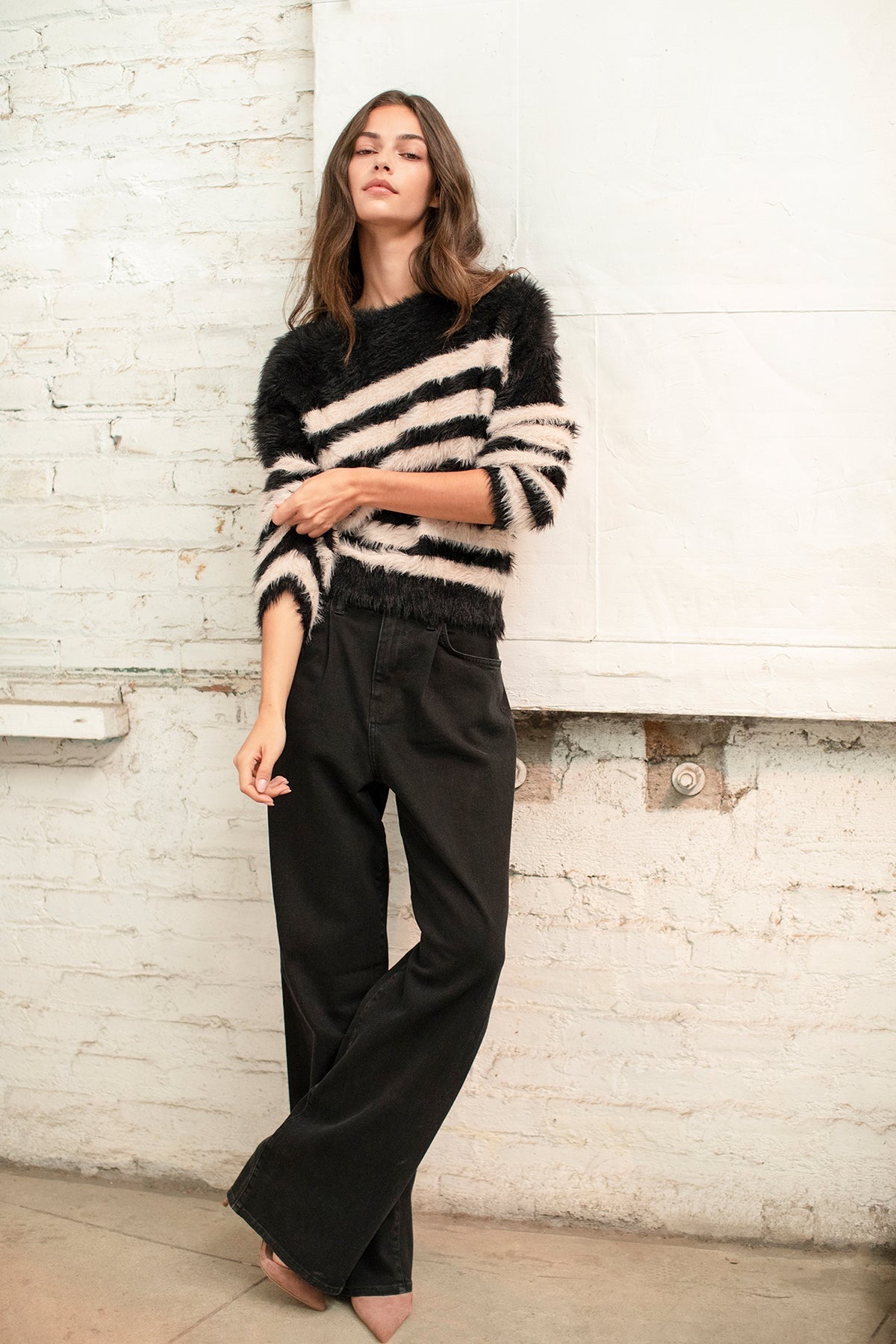 LULU STRIPED SWEATER - Velvet Staging 2.0