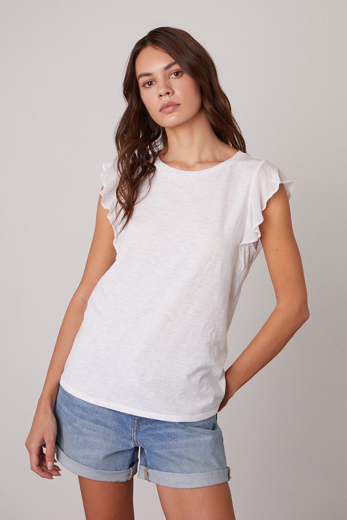 LUPITA RUFFLE TANK TOP - Velvet Staging 2.0-26916238524612