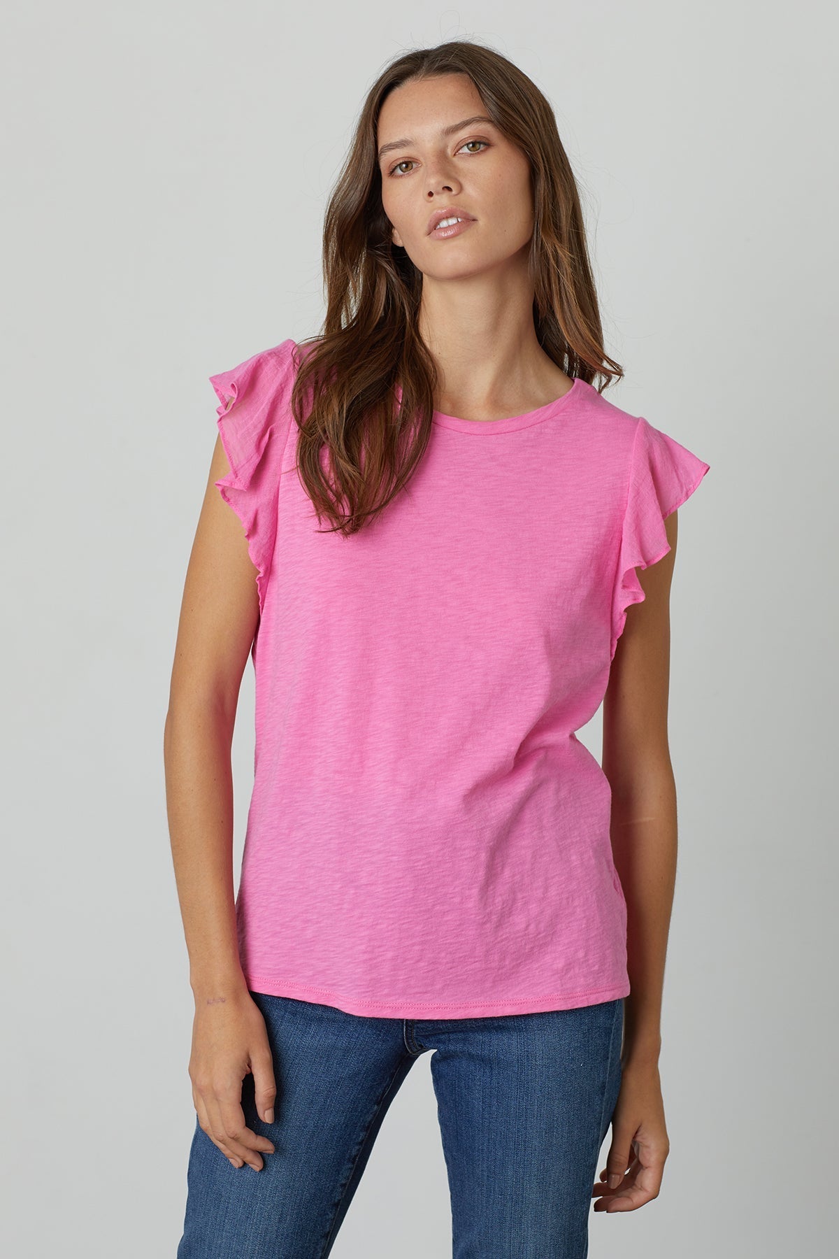 LUPITA RUFFLE TANK TOP - Velvet Staging 2.0