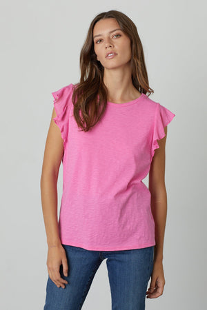 LUPITA RUFFLE TANK TOP - Velvet Staging 2.0