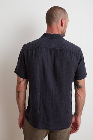 MACKIE LINEN BUTTON-UP SHIRT - Velvet Staging 2.0