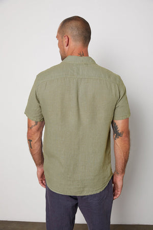 MACKIE LINEN BUTTON-UP SHIRT - Velvet Staging 2.0
