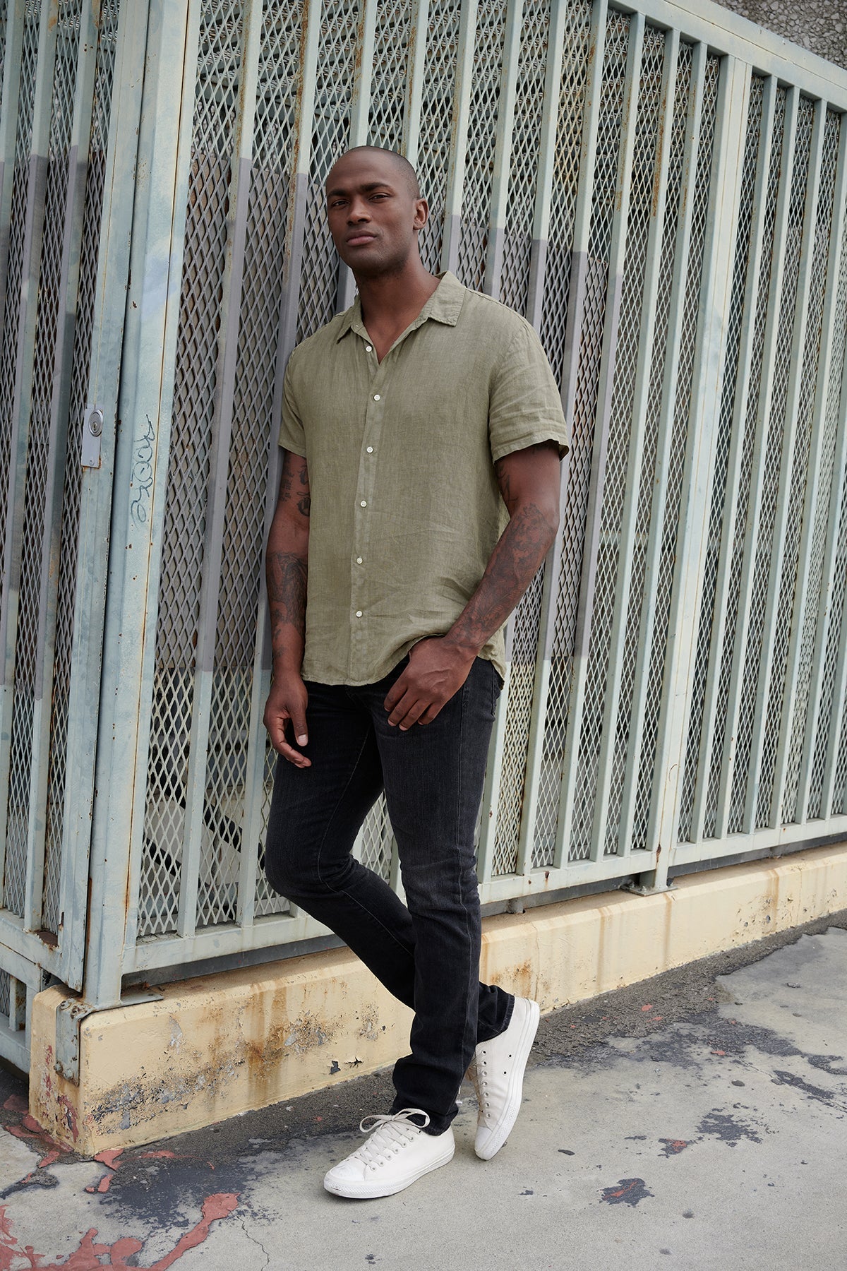 MACKIE LINEN BUTTON-UP SHIRT - Velvet Staging 2.0-26916241277124