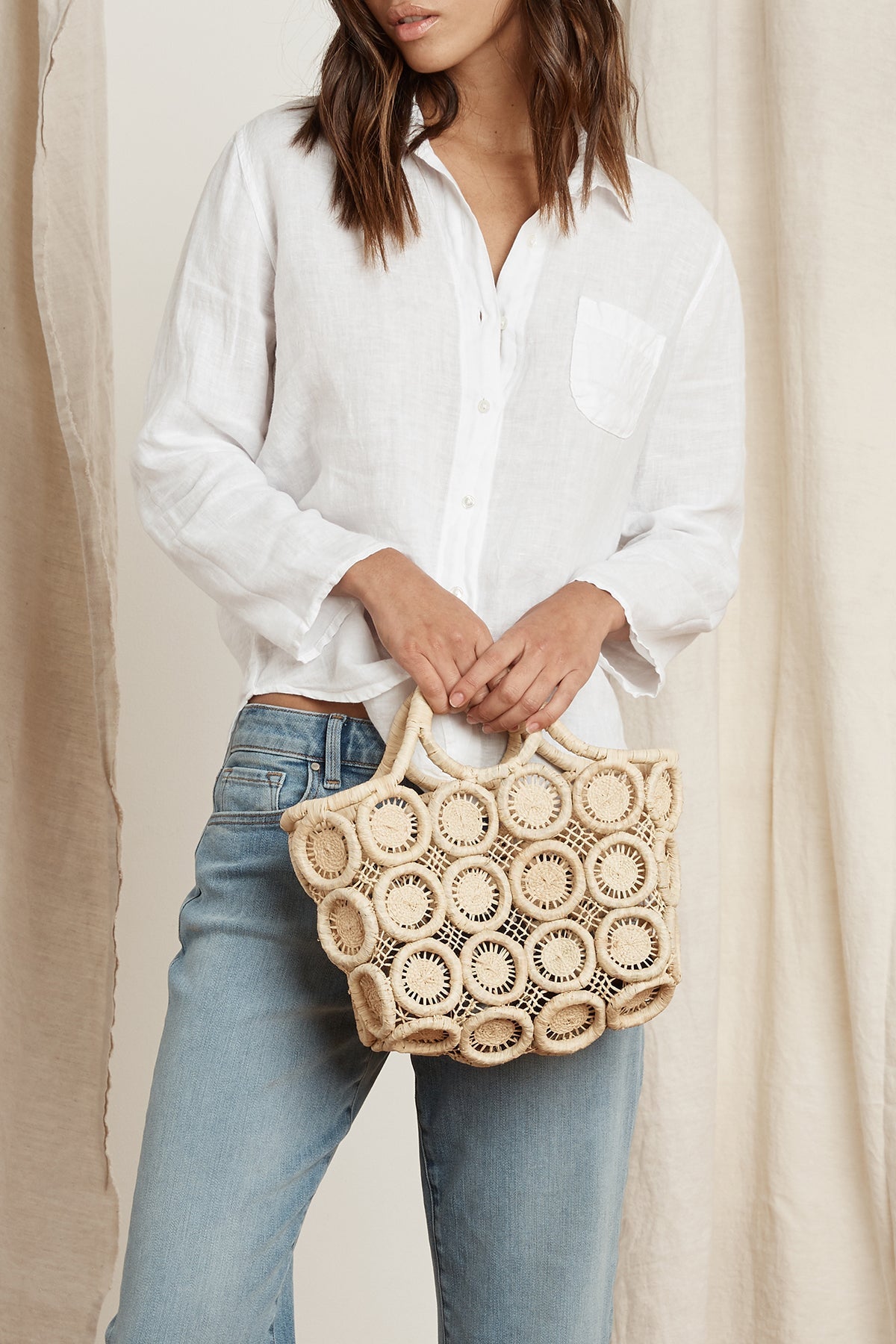 MACRAME SMALL STRAW TOTE - Velvet Staging 2.0-26916243407044